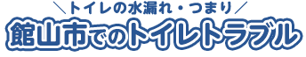 館山でのトイレトラブル